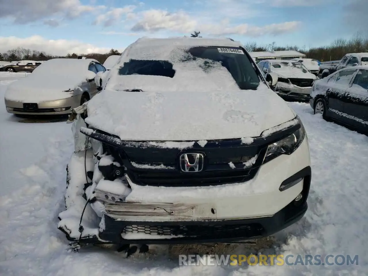 5 Photograph of a damaged car 5FNYF6H20NB055017 HONDA PILOT 2022