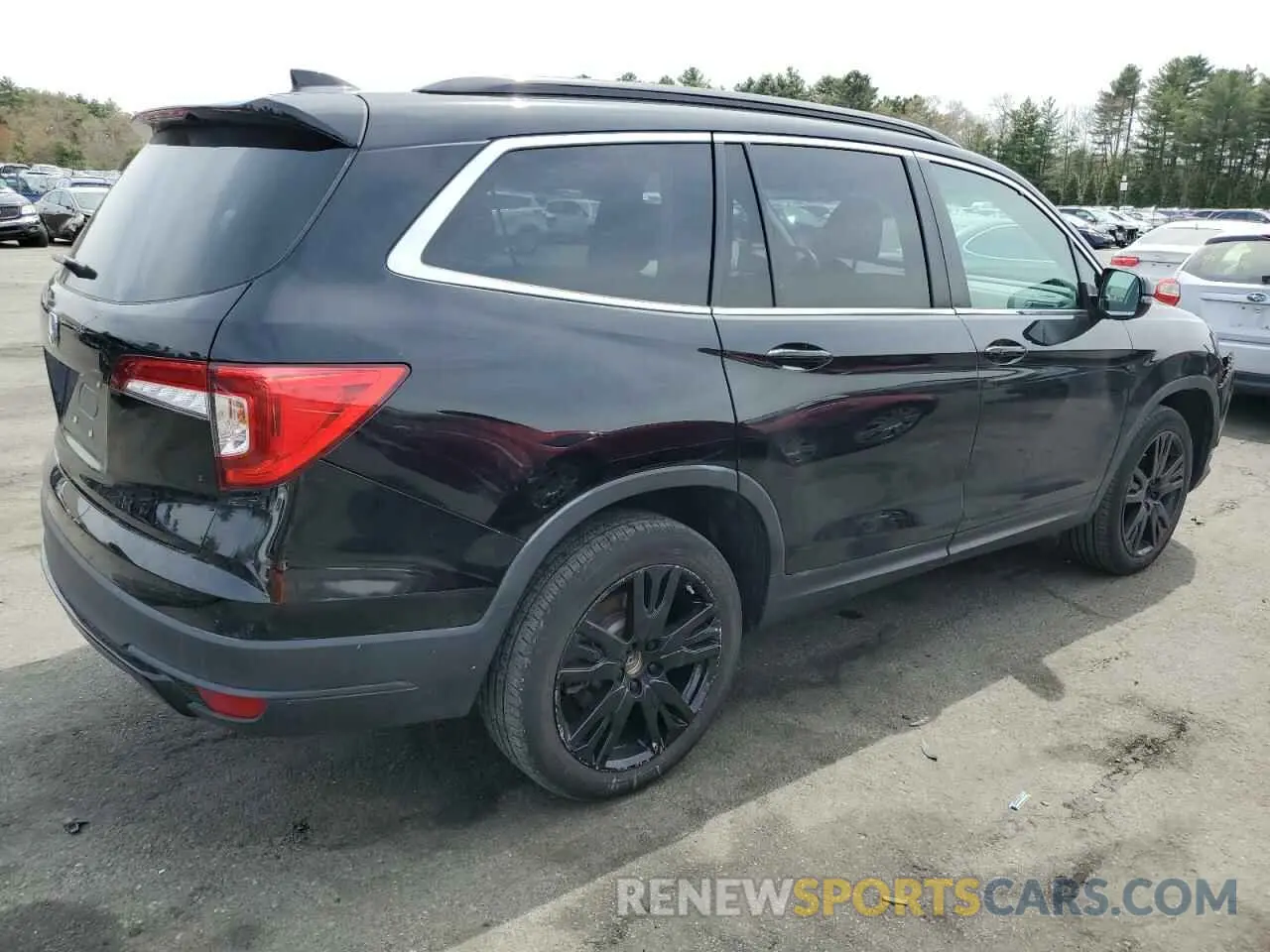 3 Photograph of a damaged car 5FNYF6H20NB066602 HONDA PILOT 2022