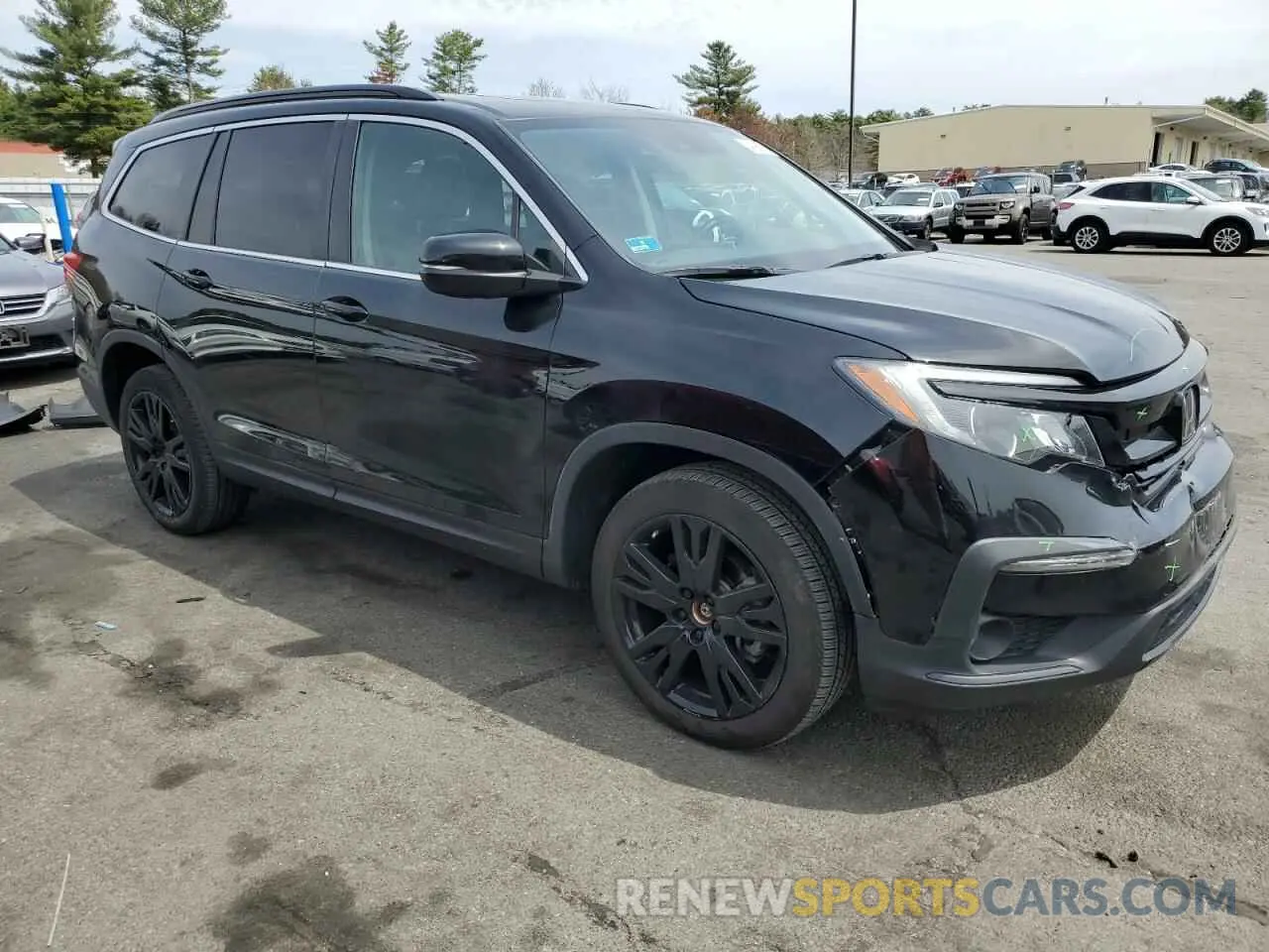4 Photograph of a damaged car 5FNYF6H20NB066602 HONDA PILOT 2022