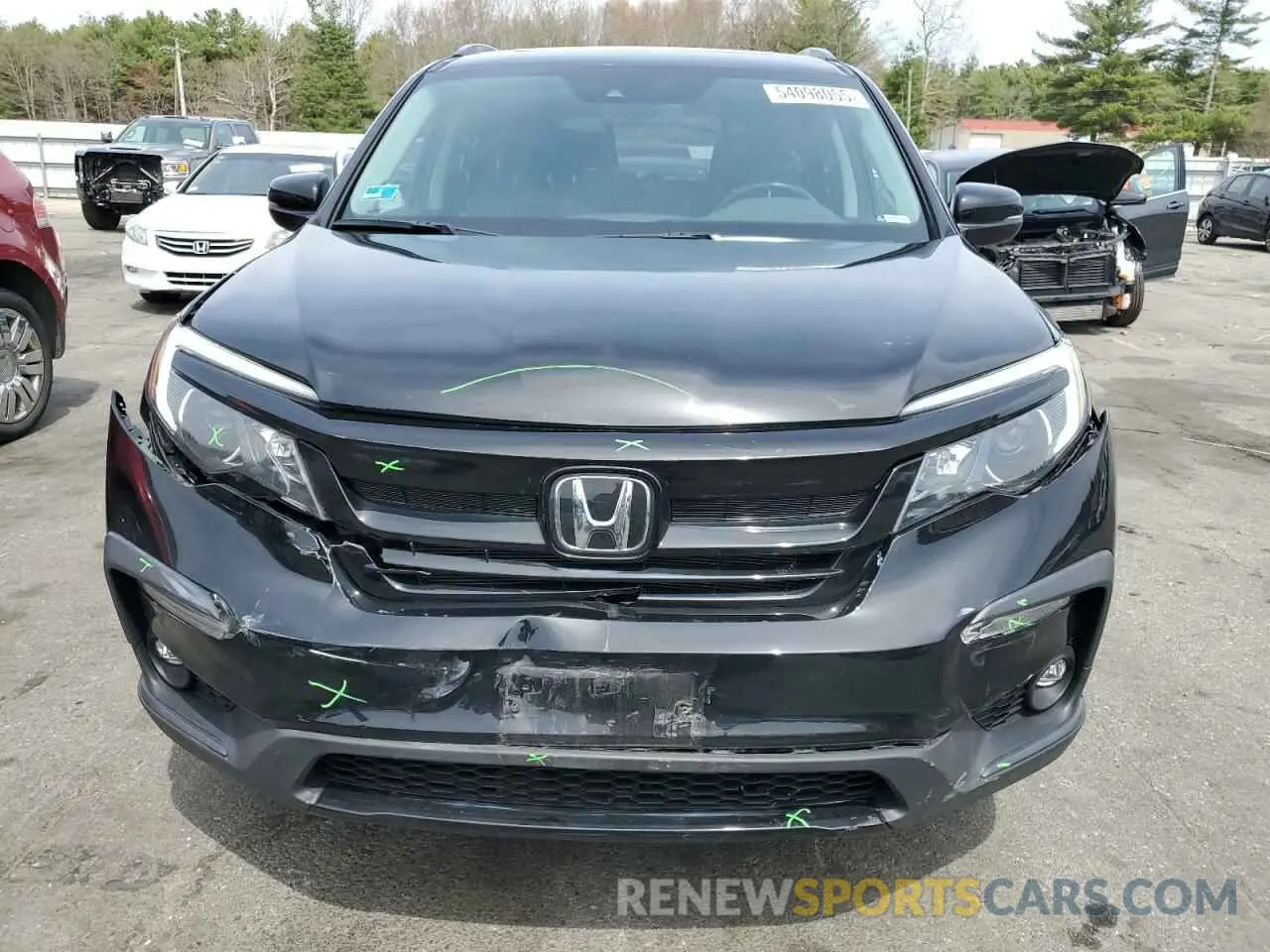 5 Photograph of a damaged car 5FNYF6H20NB066602 HONDA PILOT 2022