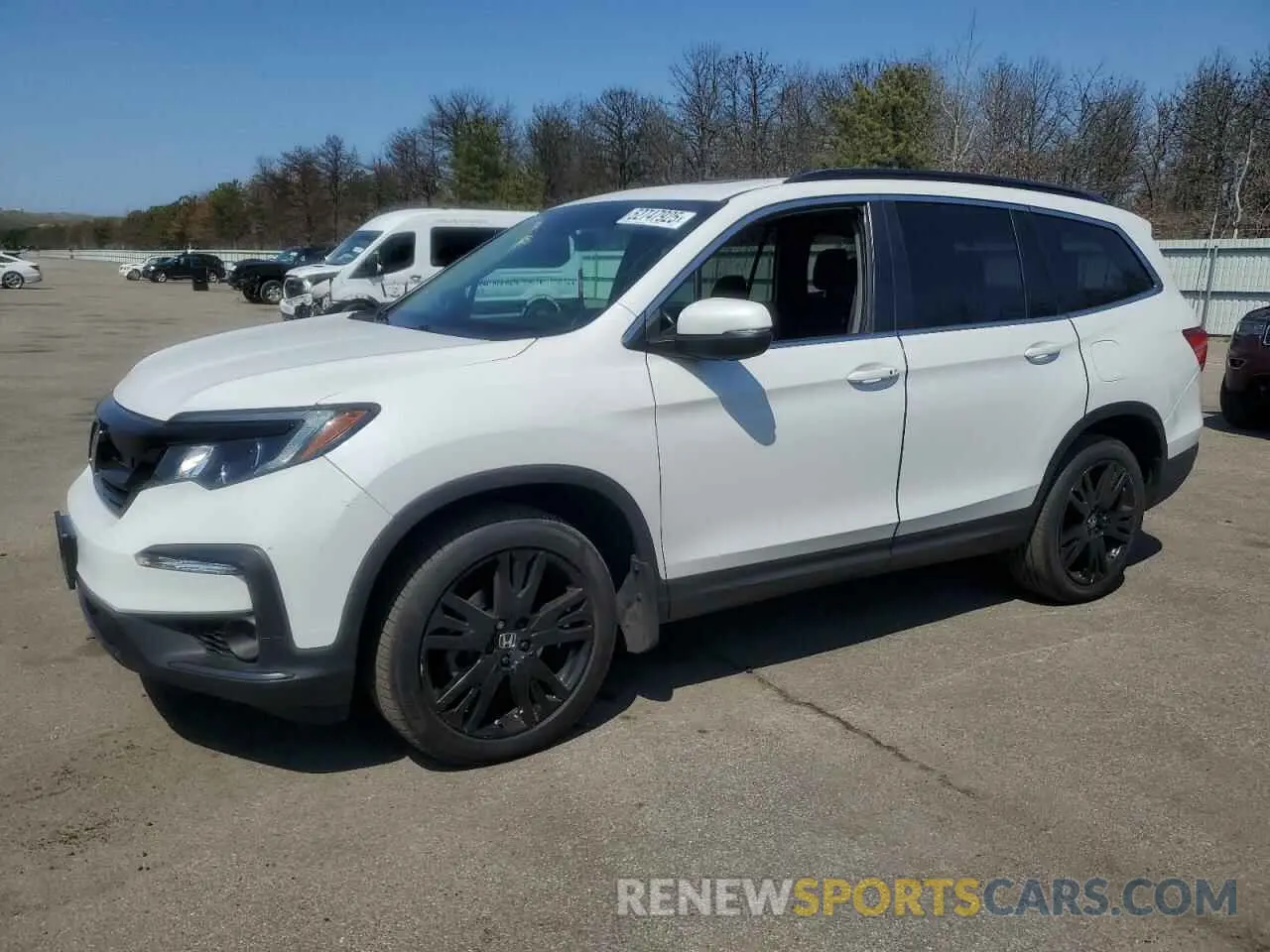 1 Photograph of a damaged car 5FNYF6H20NB076157 HONDA PILOT 2022