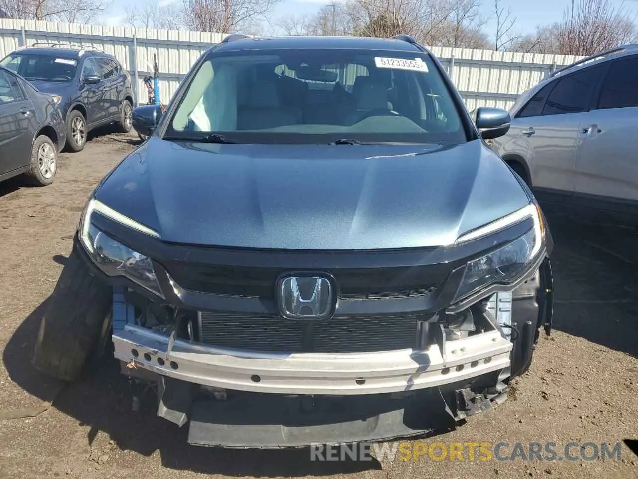 5 Photograph of a damaged car 5FNYF6H22NB044102 HONDA PILOT 2022