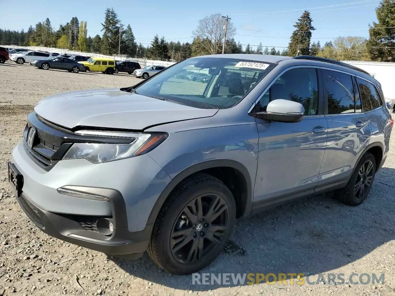 1 Photograph of a damaged car 5FNYF6H22NB051275 HONDA PILOT 2022