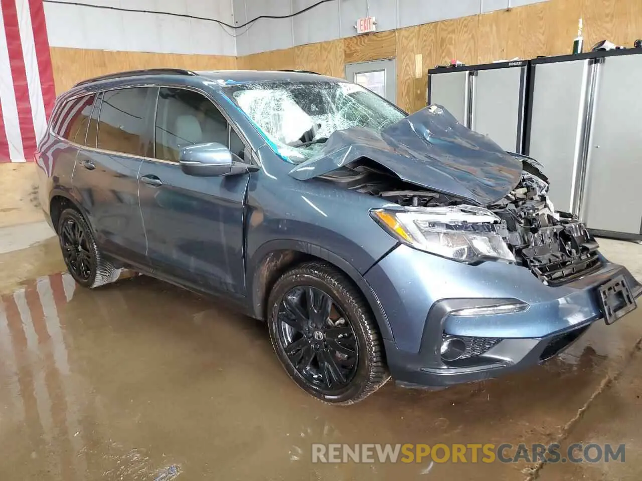 4 Photograph of a damaged car 5FNYF6H24NB010940 HONDA PILOT 2022