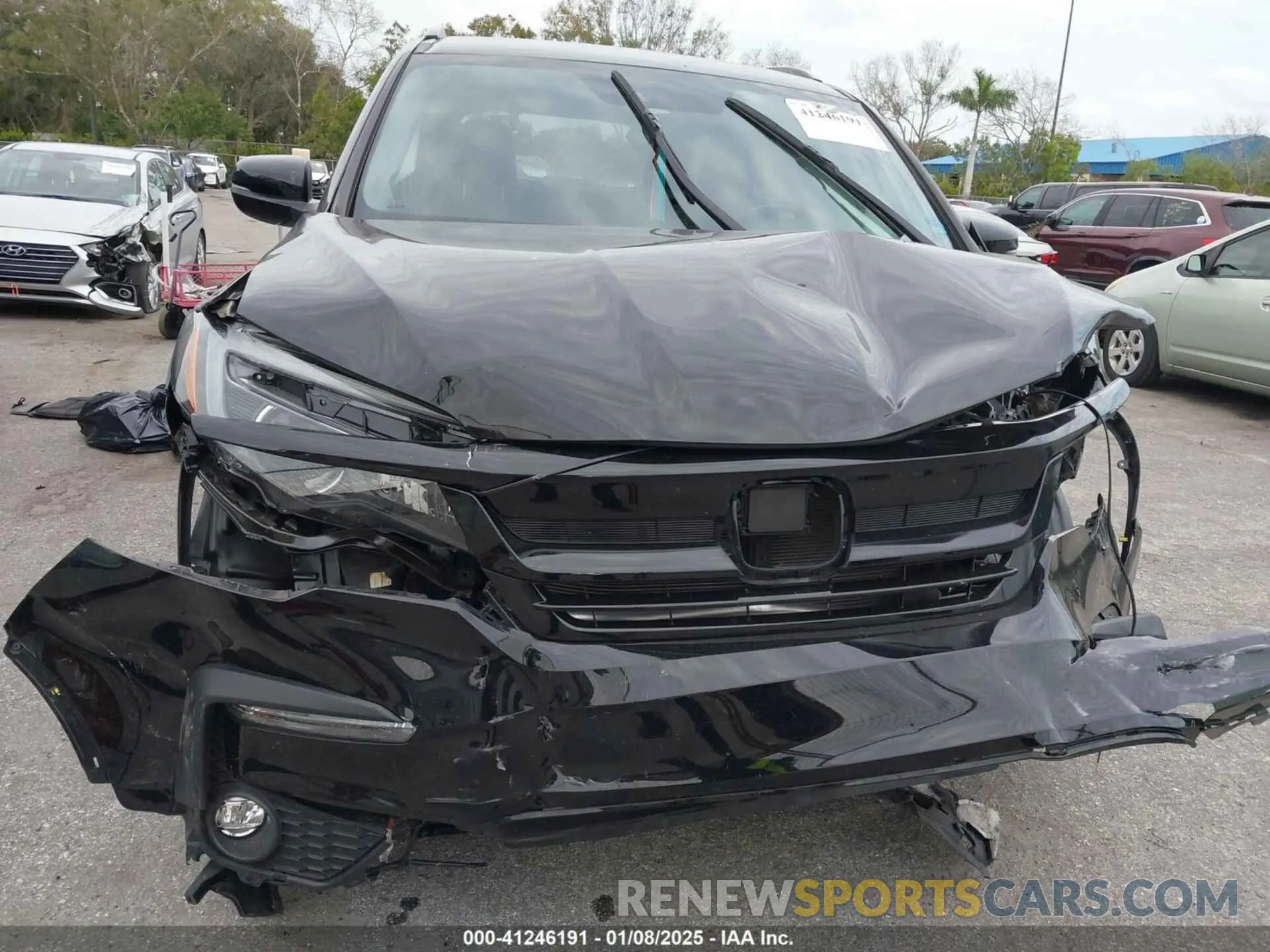 6 Photograph of a damaged car 5FNYF6H24NB098940 HONDA PILOT 2022