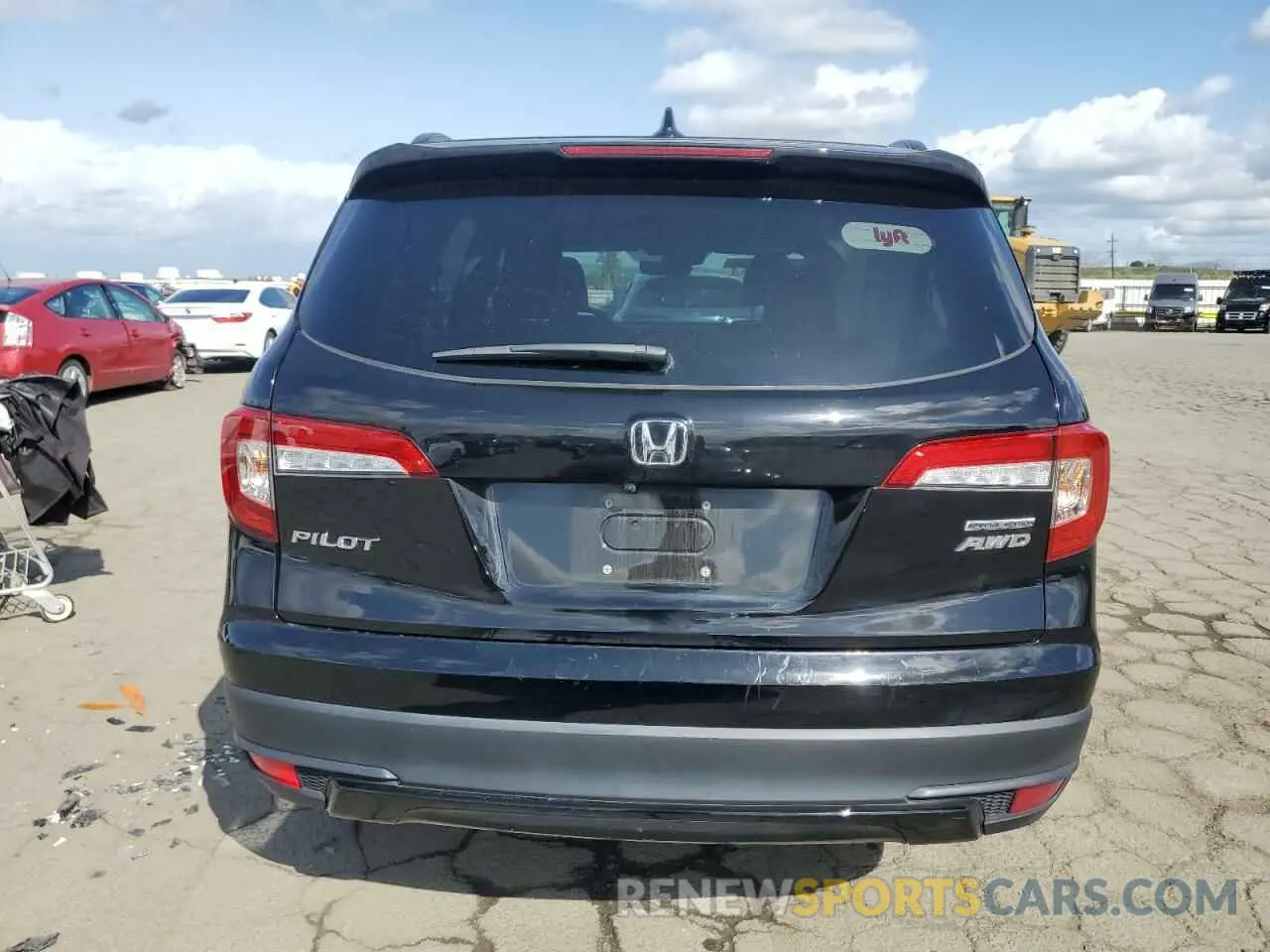 6 Photograph of a damaged car 5FNYF6H25NB055899 HONDA PILOT 2022