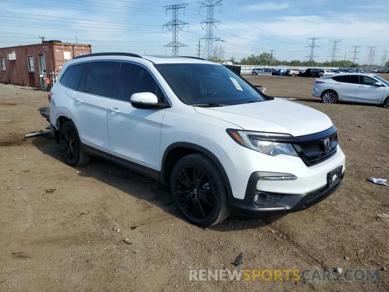 4 Photograph of a damaged car 5FNYF6H25NB078017 HONDA PILOT 2022