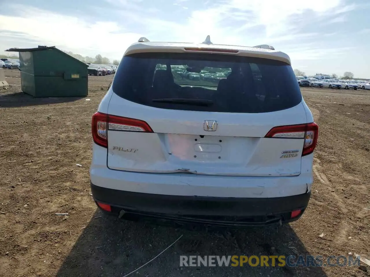 6 Photograph of a damaged car 5FNYF6H25NB078017 HONDA PILOT 2022