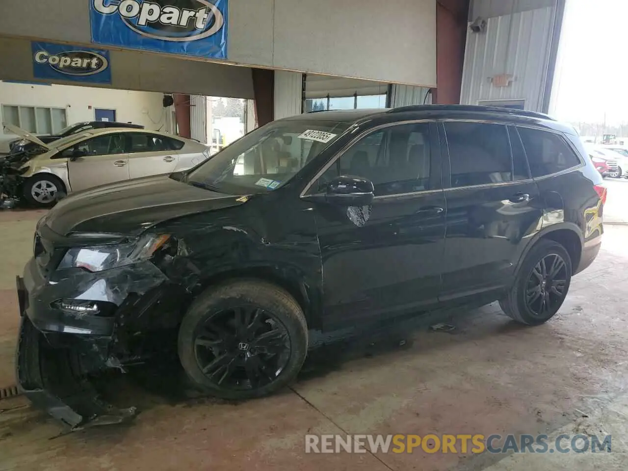 1 Photograph of a damaged car 5FNYF6H26NB094534 HONDA PILOT 2022