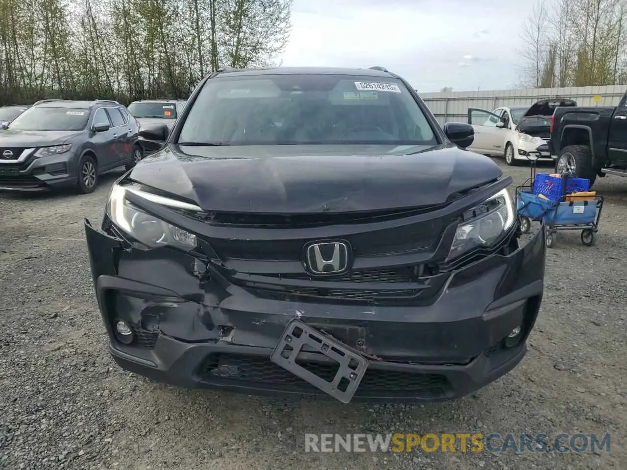 5 Photograph of a damaged car 5FNYF6H26NB101062 HONDA PILOT 2022