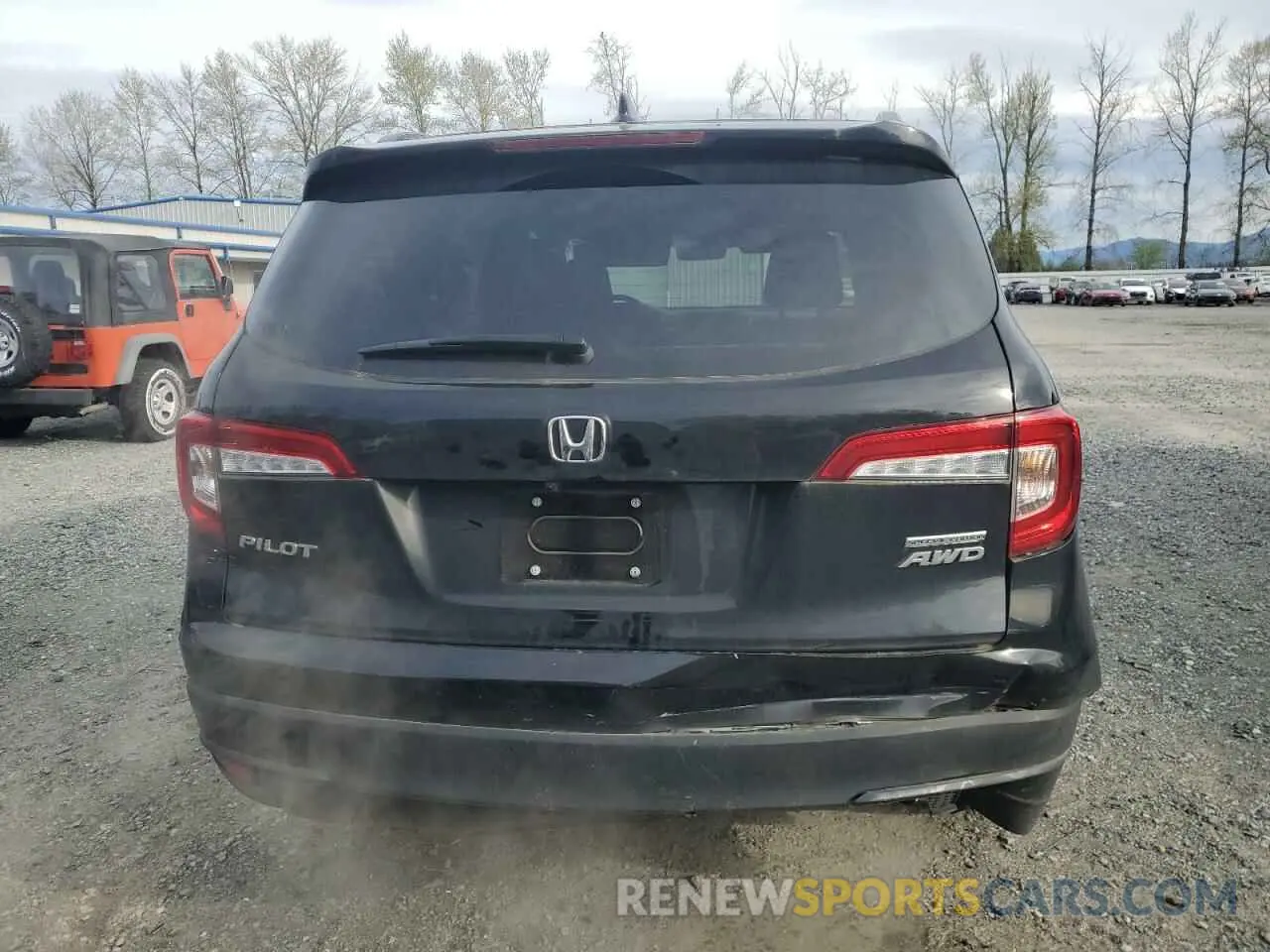 6 Photograph of a damaged car 5FNYF6H26NB101062 HONDA PILOT 2022