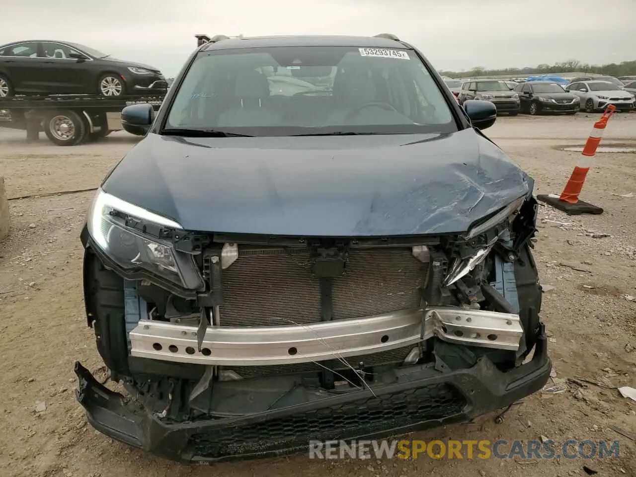 5 Photograph of a damaged car 5FNYF6H27NB033838 HONDA PILOT 2022