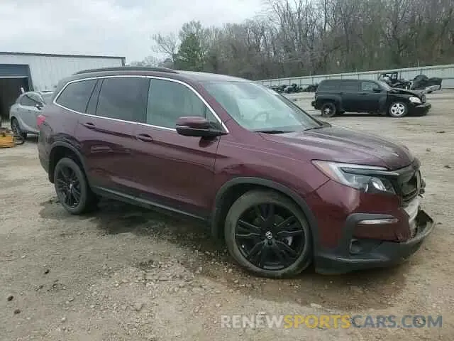 15 Photograph of a damaged car 5FNYF6H27NB081159 HONDA PILOT 2022