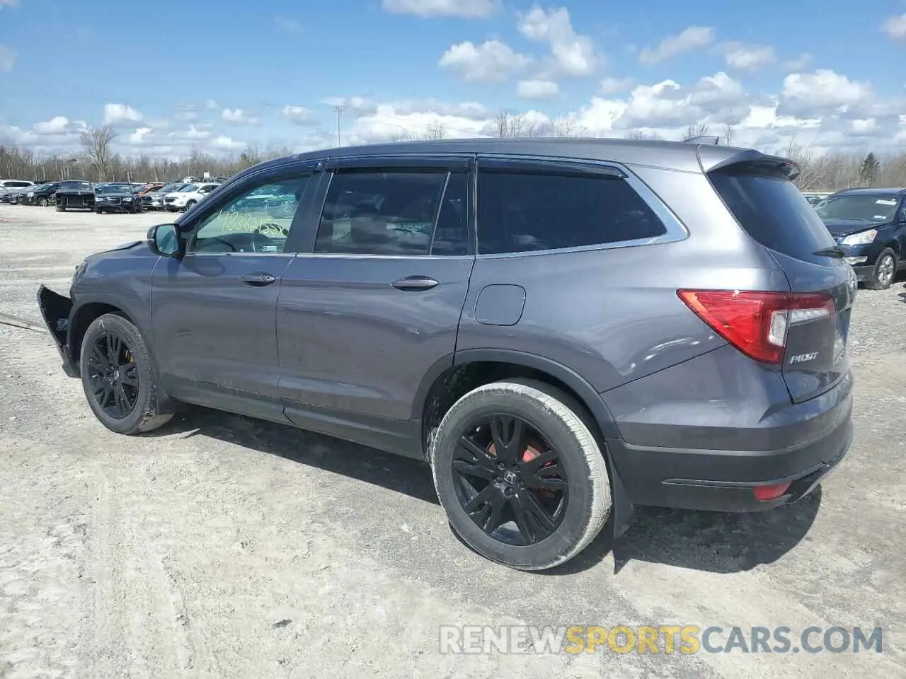 2 Photograph of a damaged car 5FNYF6H27NB091268 HONDA PILOT 2022