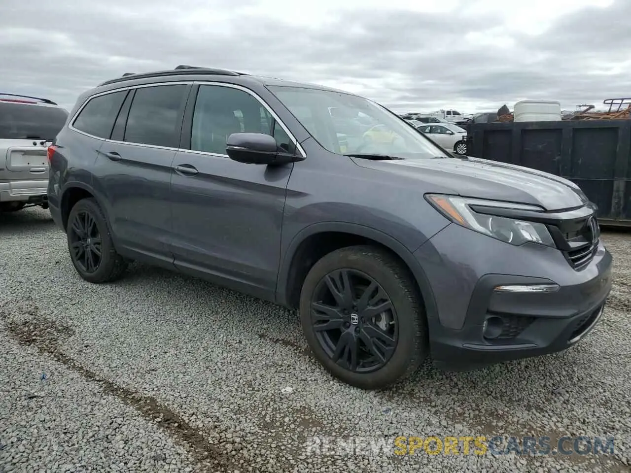 4 Photograph of a damaged car 5FNYF6H28NB056190 HONDA PILOT 2022