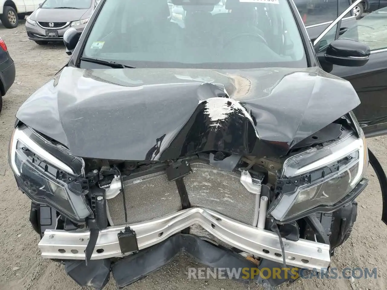 12 Photograph of a damaged car 5FNYF6H28NB075113 HONDA PILOT 2022