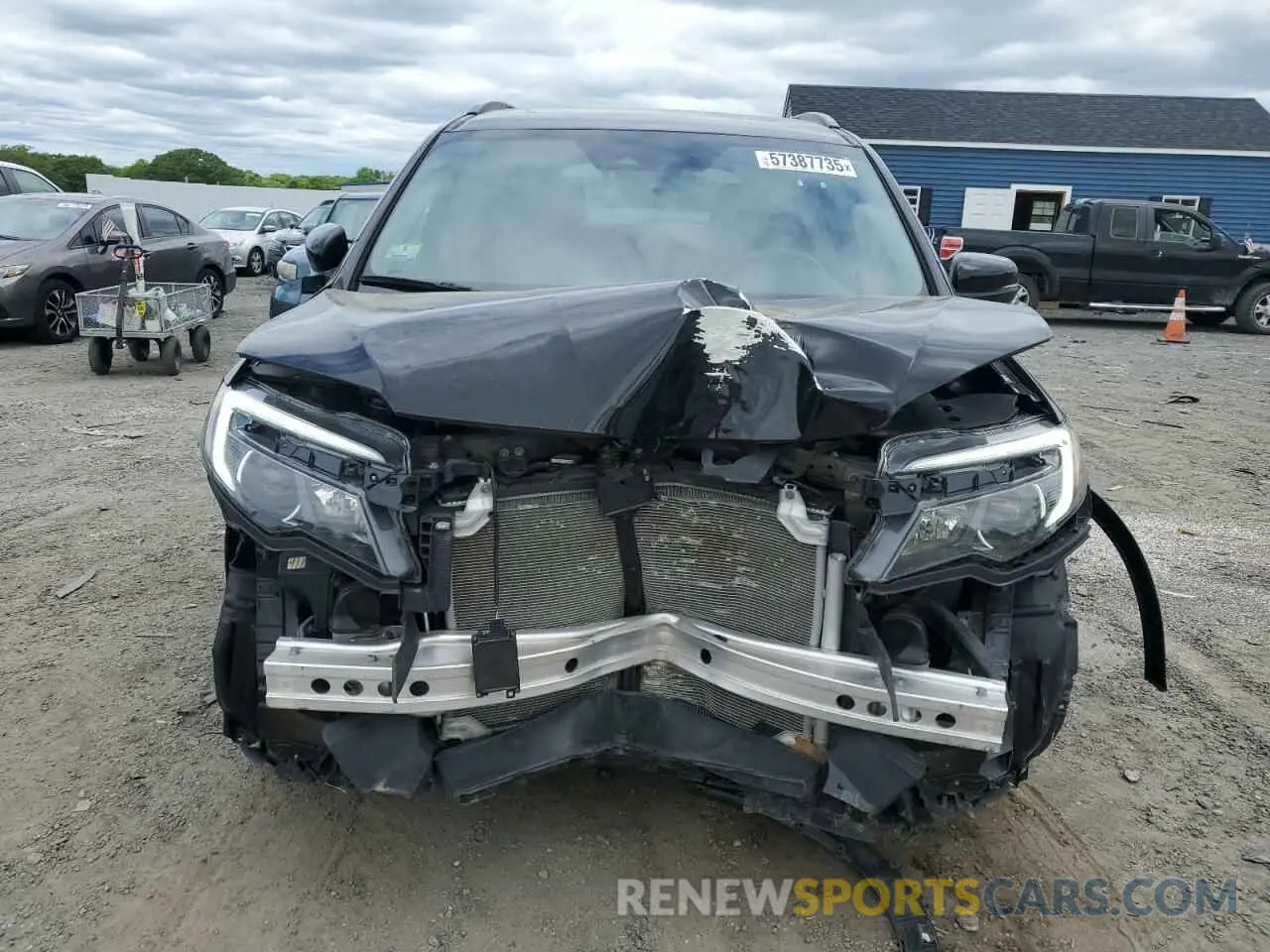 5 Photograph of a damaged car 5FNYF6H28NB075113 HONDA PILOT 2022