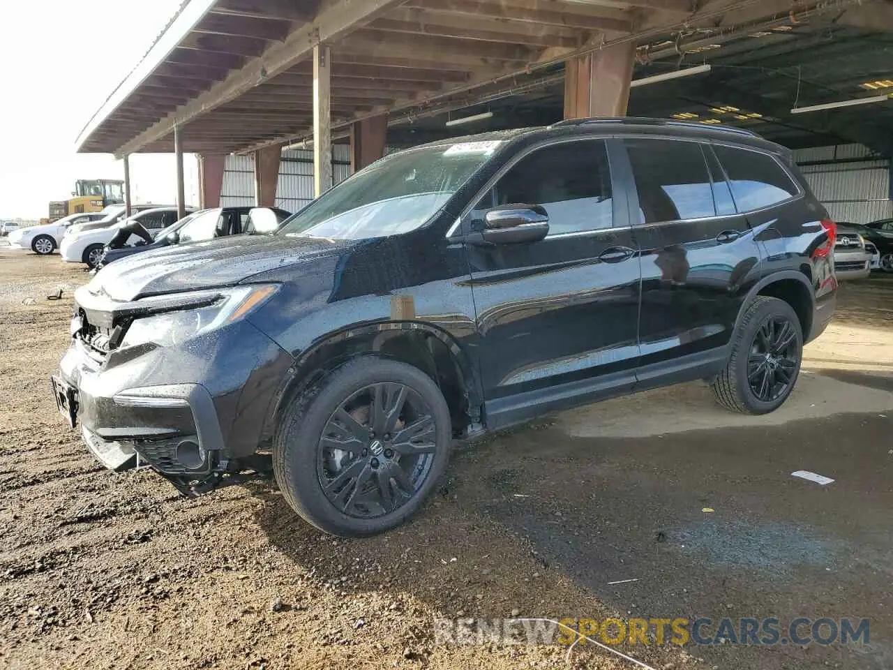 1 Photograph of a damaged car 5FNYF6H29NB097945 HONDA PILOT 2022