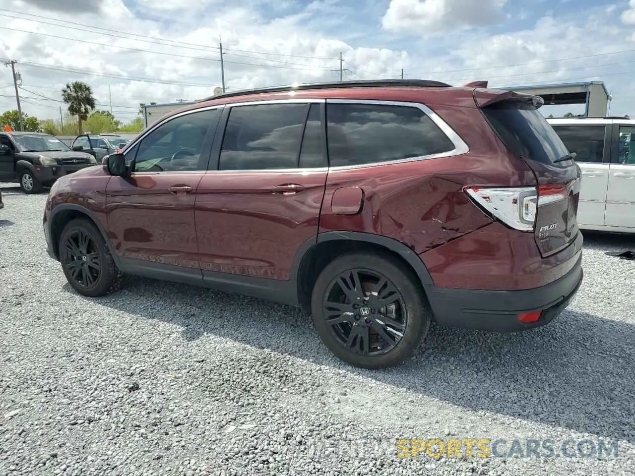 2 Photograph of a damaged car 5FNYF6H2XNB030268 HONDA PILOT 2022