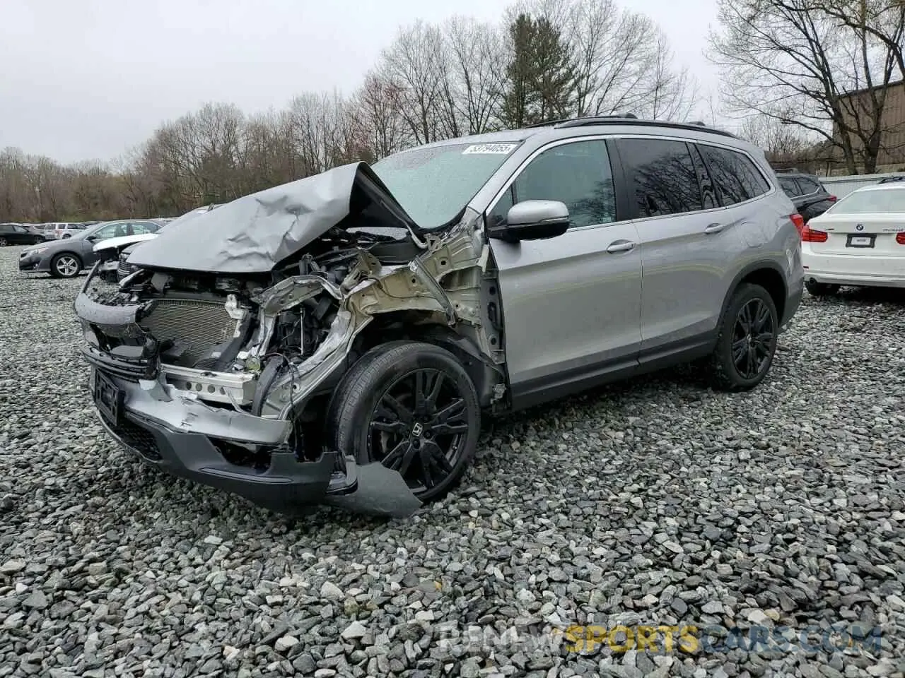 1 Photograph of a damaged car 5FNYF6H2XNB043313 HONDA PILOT 2022