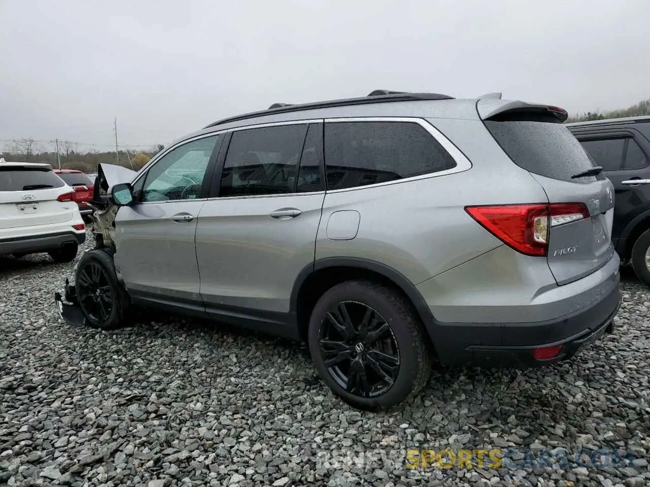 2 Photograph of a damaged car 5FNYF6H2XNB043313 HONDA PILOT 2022