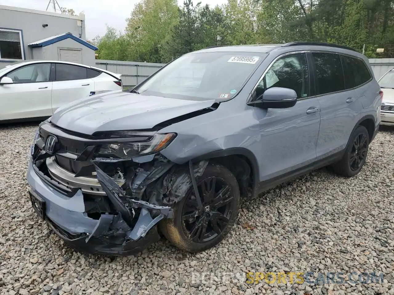 1 Photograph of a damaged car 5FNYF6H2XNB069913 HONDA PILOT 2022