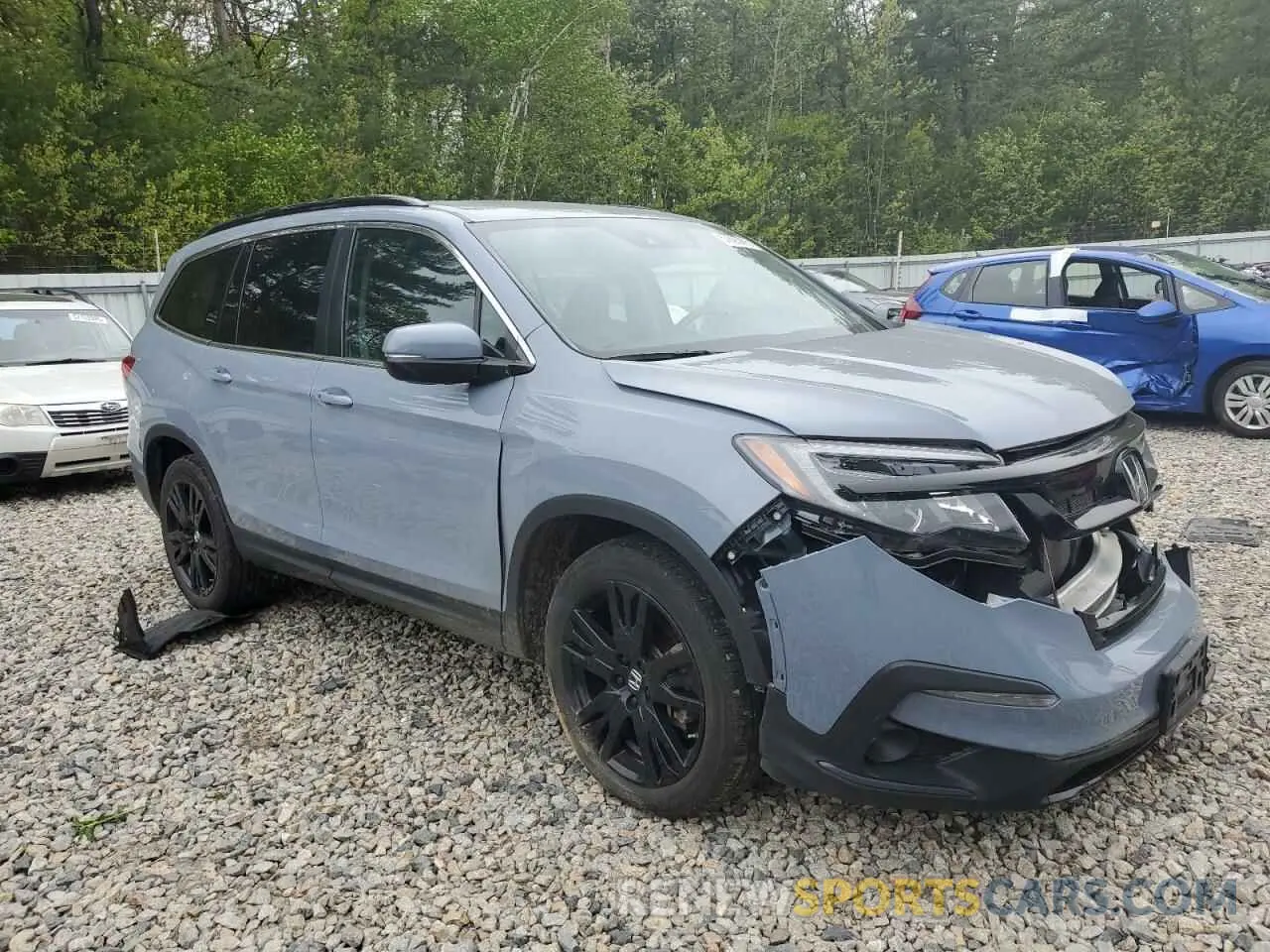 4 Photograph of a damaged car 5FNYF6H2XNB069913 HONDA PILOT 2022