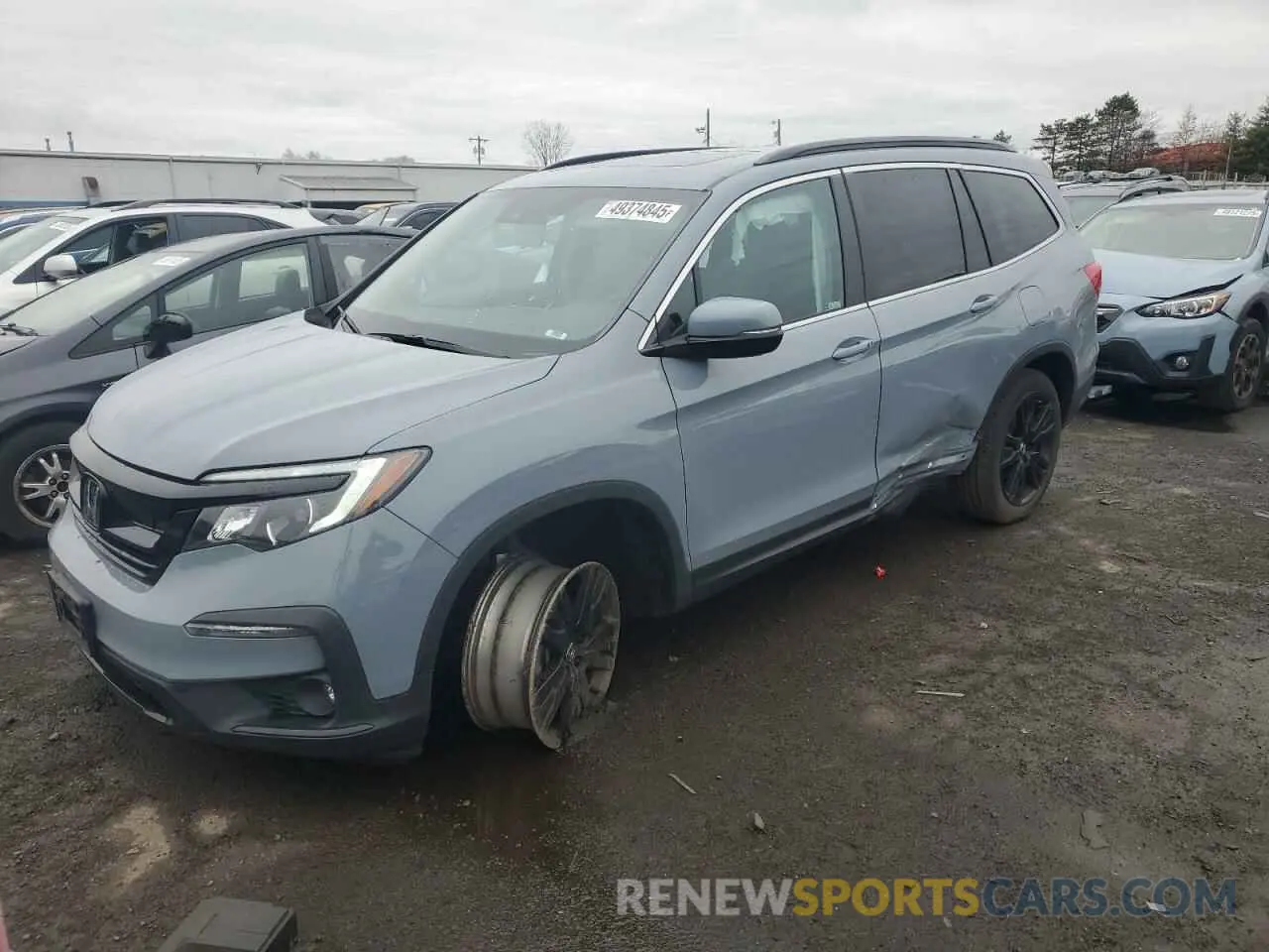 1 Photograph of a damaged car 5FNYF6H2XNB105339 HONDA PILOT 2022