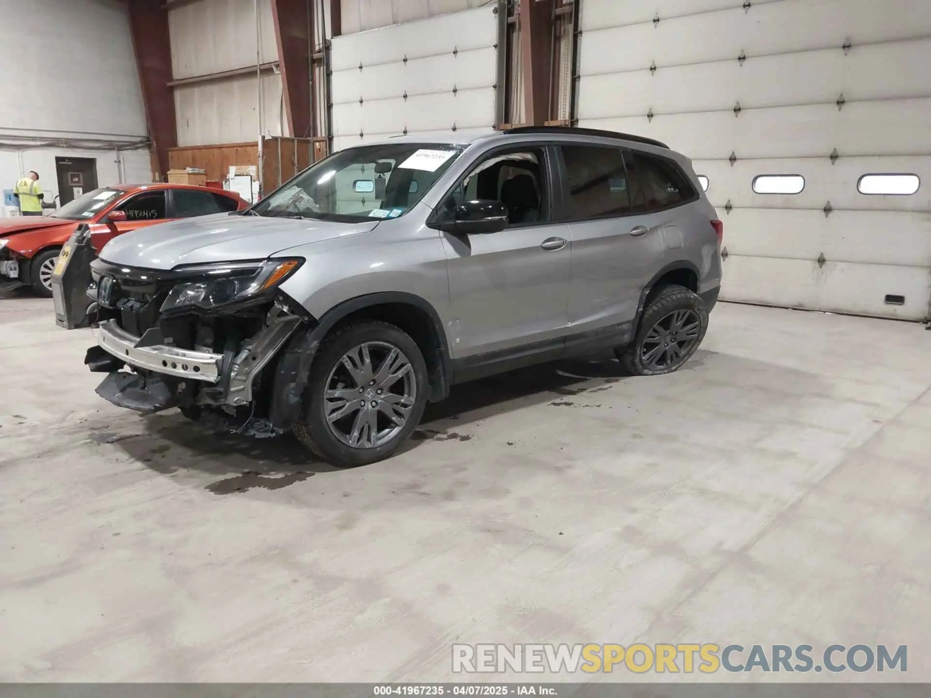 2 Photograph of a damaged car 5FNYF6H32NB068845 HONDA PILOT 2022