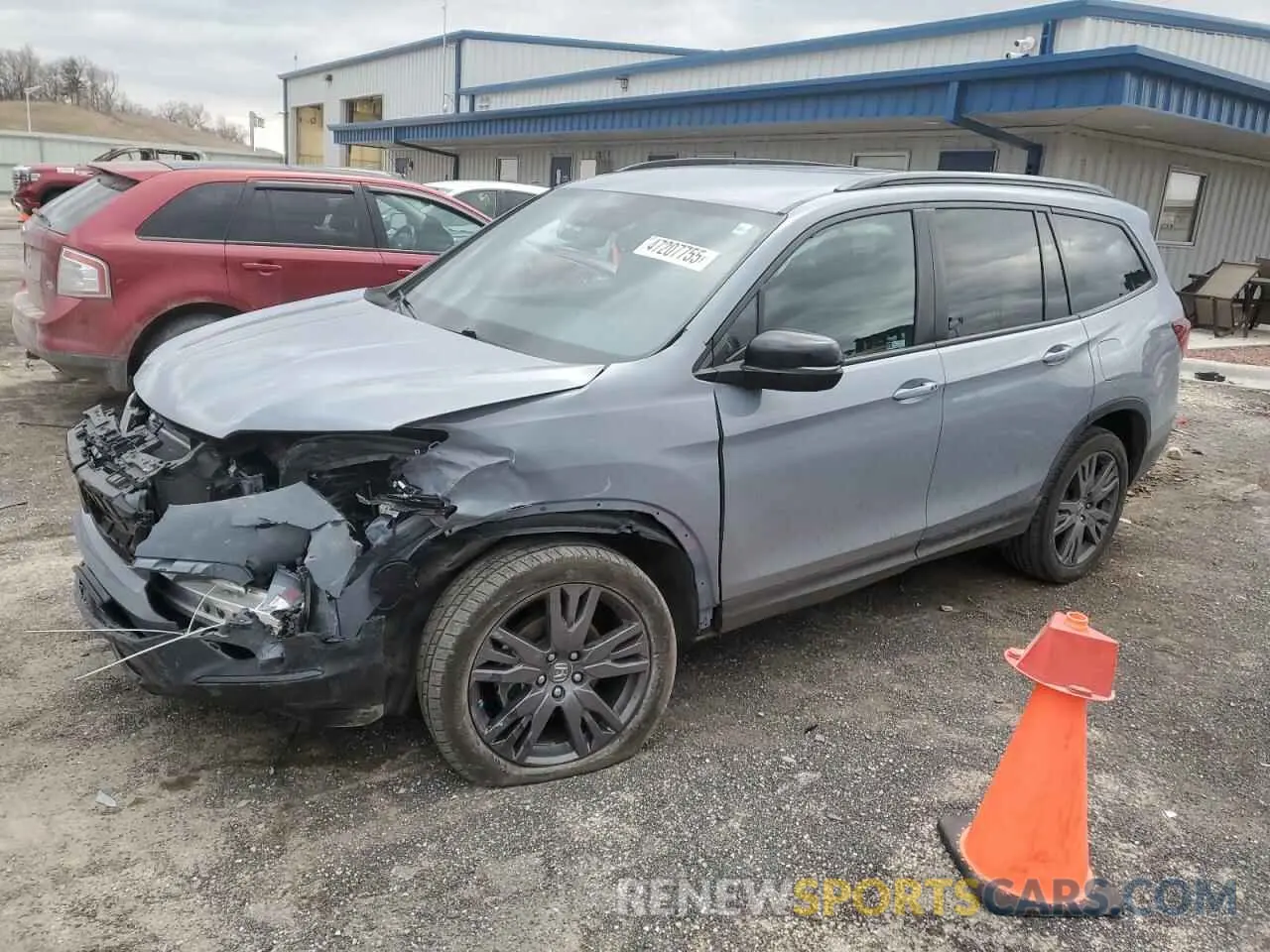 1 Photograph of a damaged car 5FNYF6H33NB046269 HONDA PILOT 2022