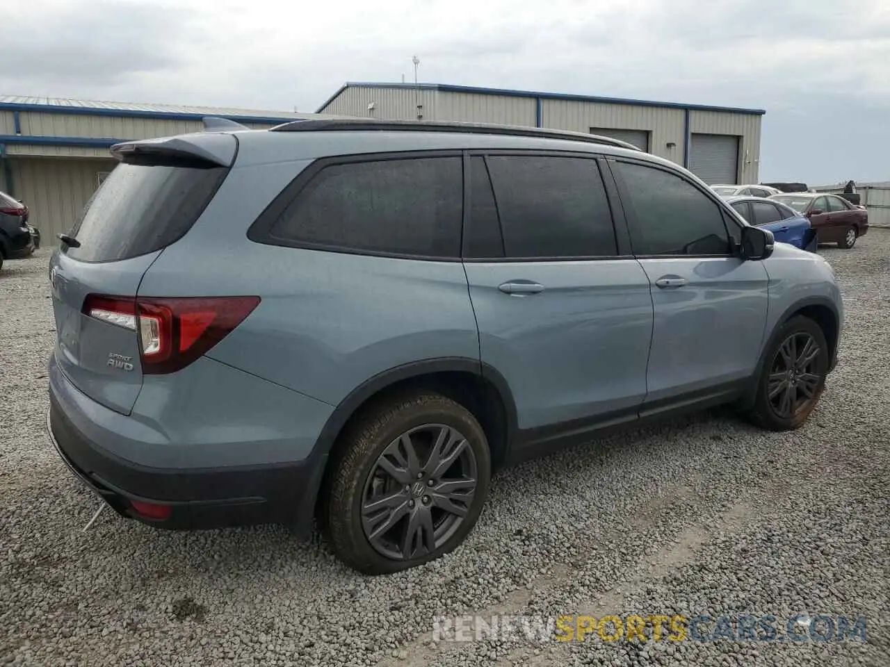 3 Photograph of a damaged car 5FNYF6H38NB032867 HONDA PILOT 2022
