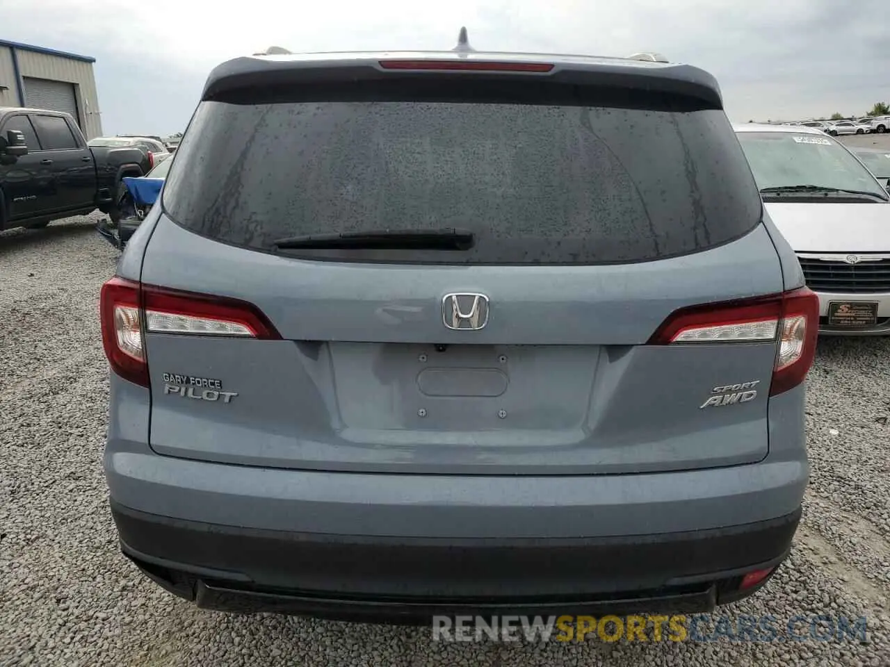 6 Photograph of a damaged car 5FNYF6H38NB032867 HONDA PILOT 2022
