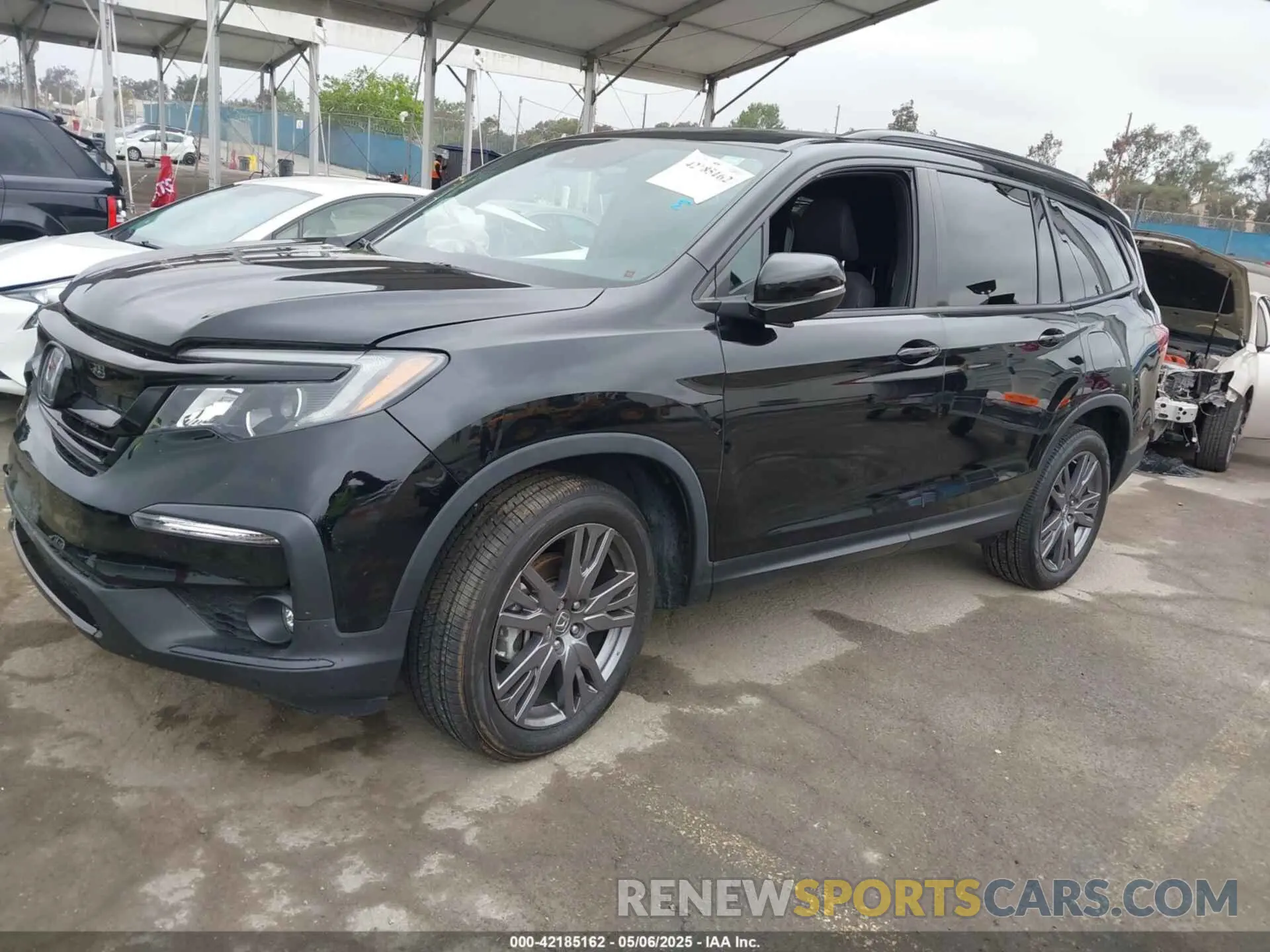 2 Photograph of a damaged car 5FNYF6H38NB059356 HONDA PILOT 2022