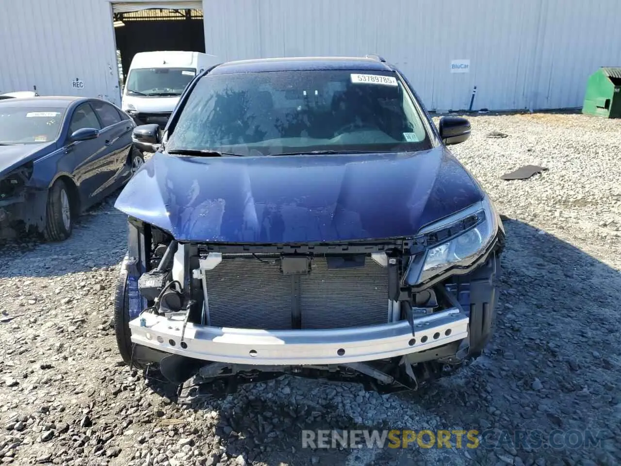 5 Photograph of a damaged car 5FNYF6H38NB075315 HONDA PILOT 2022