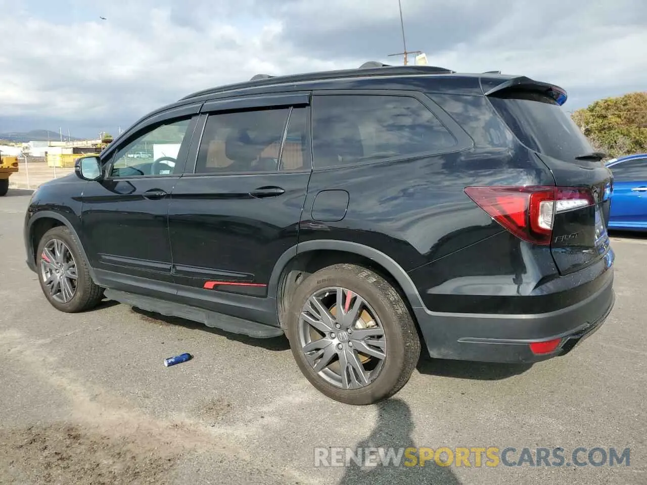 2 Photograph of a damaged car 5FNYF6H39NB068079 HONDA PILOT 2022