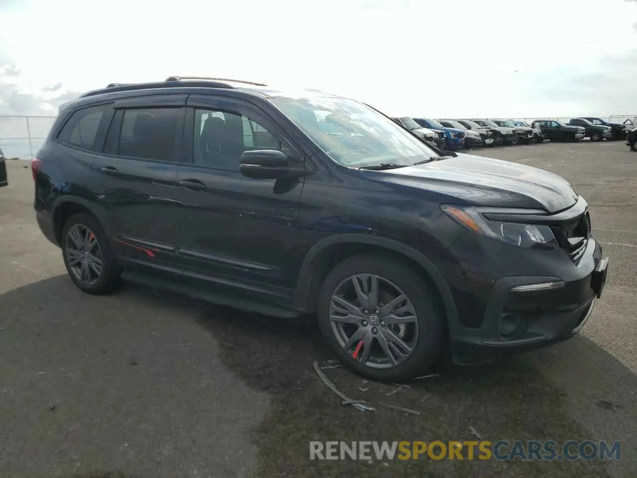 4 Photograph of a damaged car 5FNYF6H39NB068079 HONDA PILOT 2022