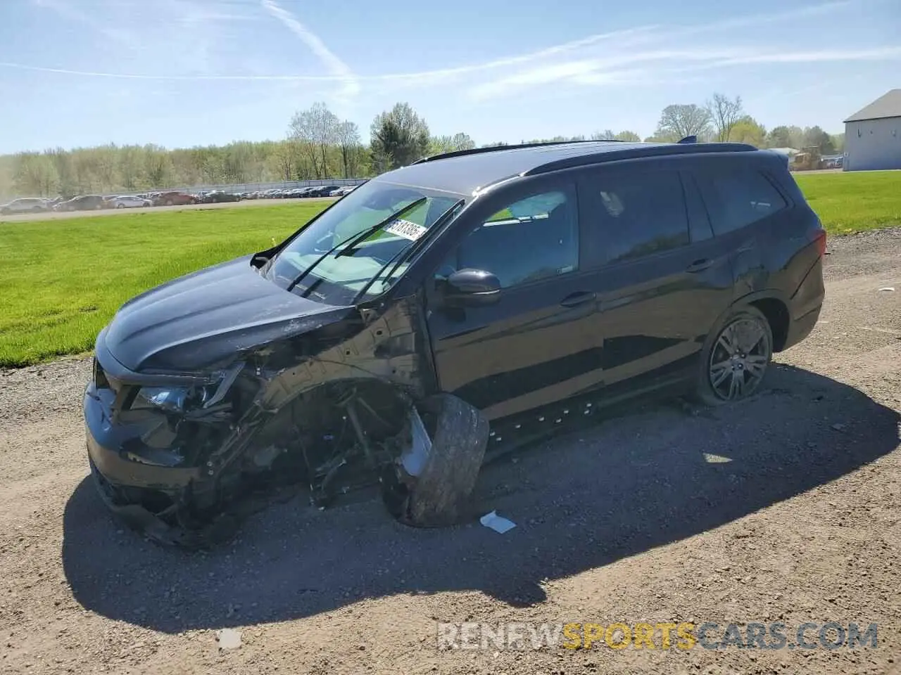 1 Photograph of a damaged car 5FNYF6H39NB074609 HONDA PILOT 2022