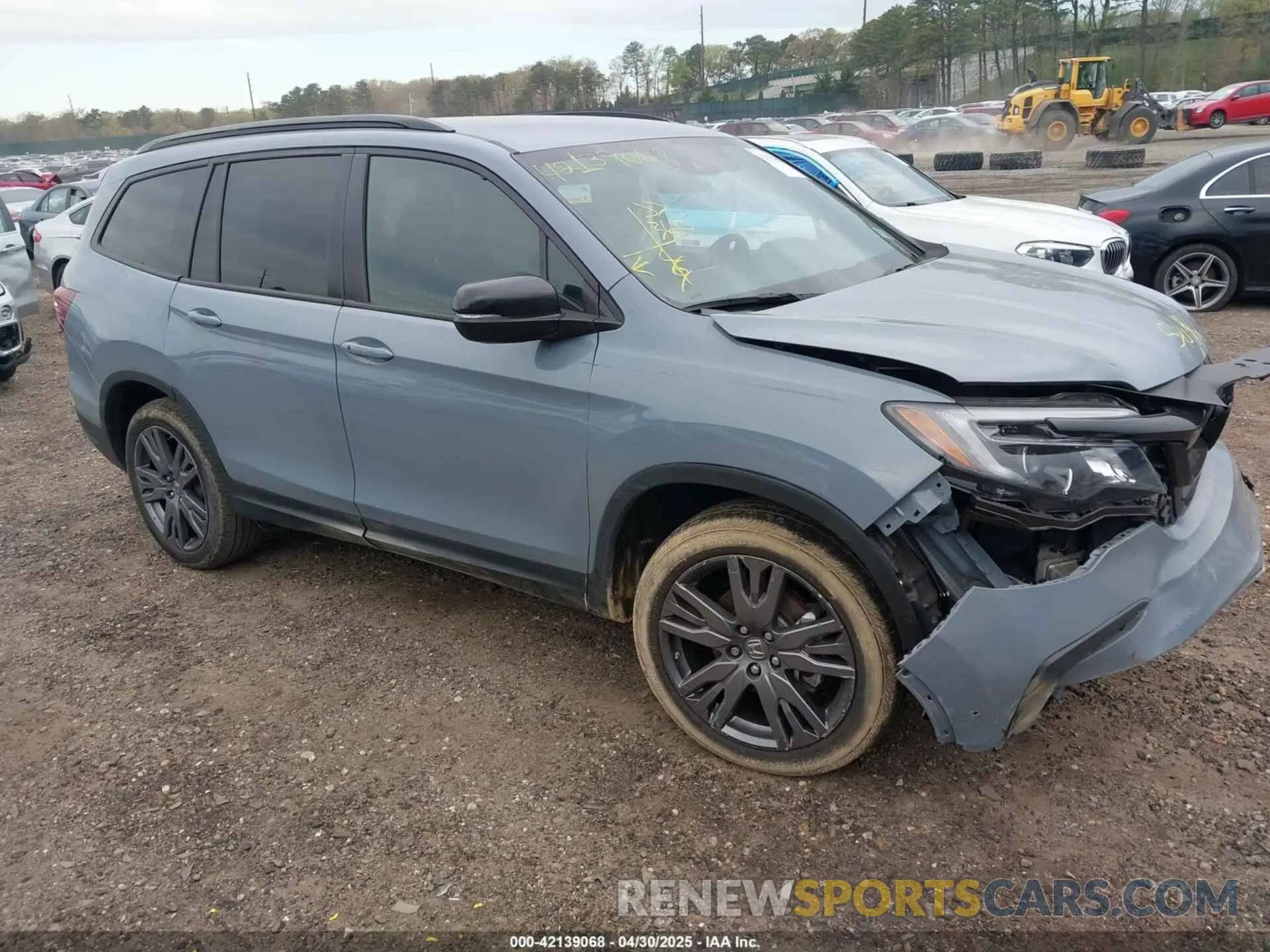 1 Photograph of a damaged car 5FNYF6H39NB085805 HONDA PILOT 2022