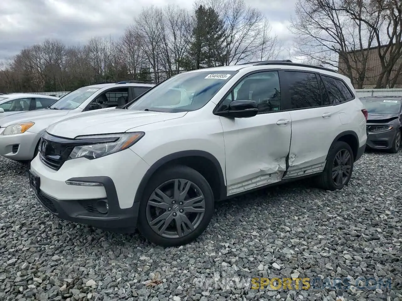1 Photograph of a damaged car 5FNYF6H3XNB067538 HONDA PILOT 2022