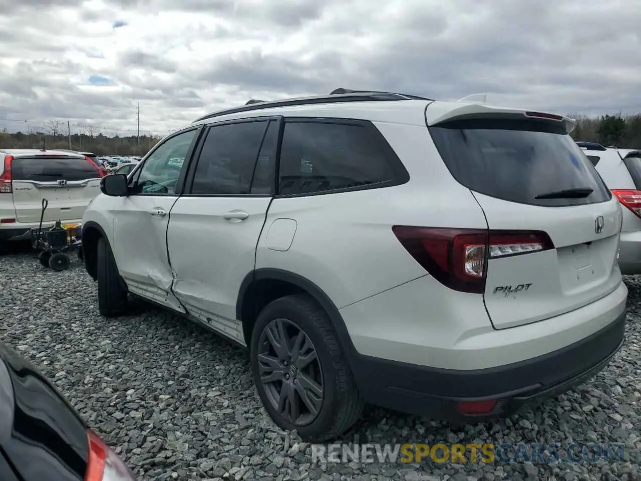 2 Photograph of a damaged car 5FNYF6H3XNB067538 HONDA PILOT 2022