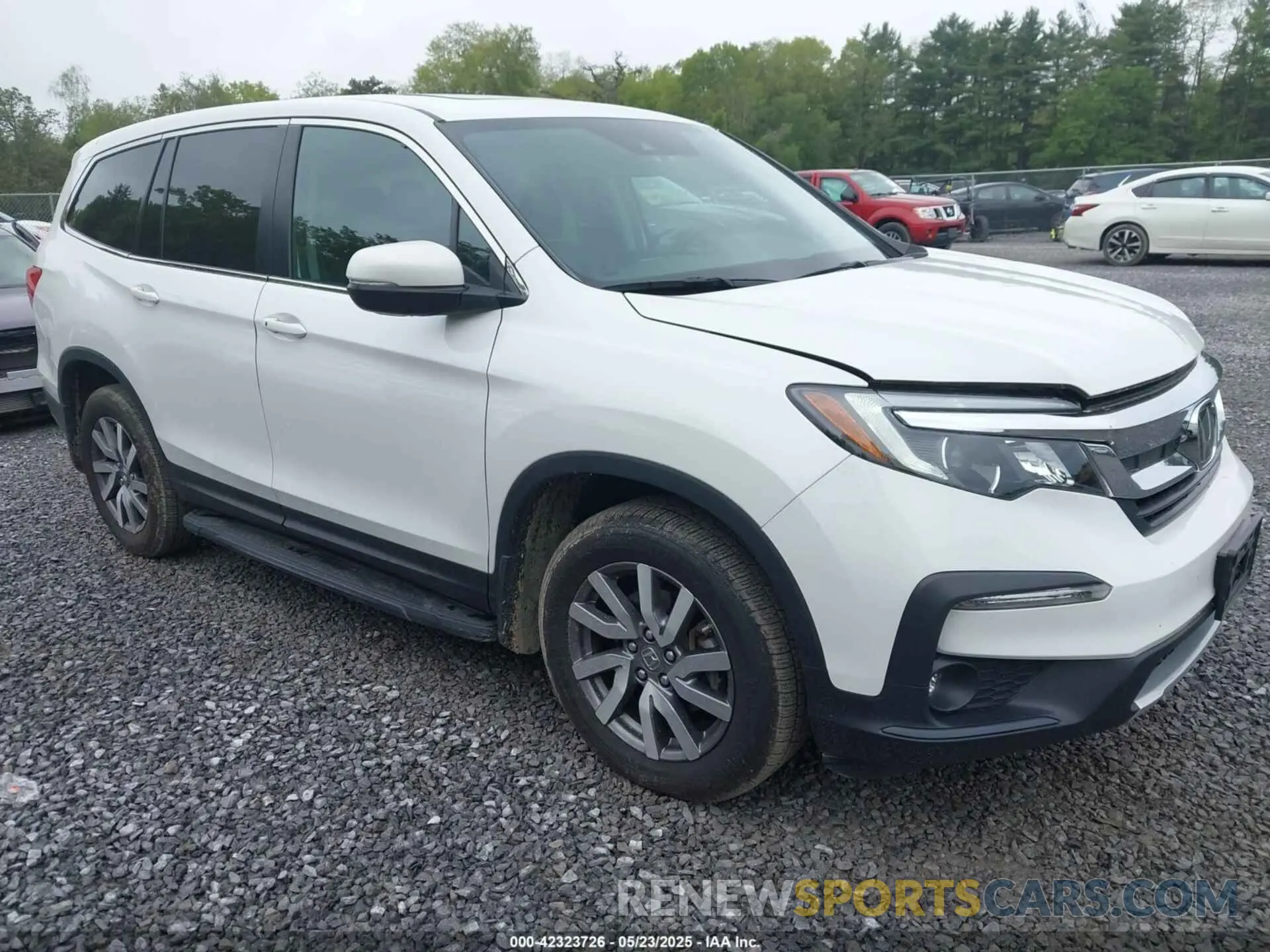 1 Photograph of a damaged car 5FNYF6H50NB036994 HONDA PILOT 2022