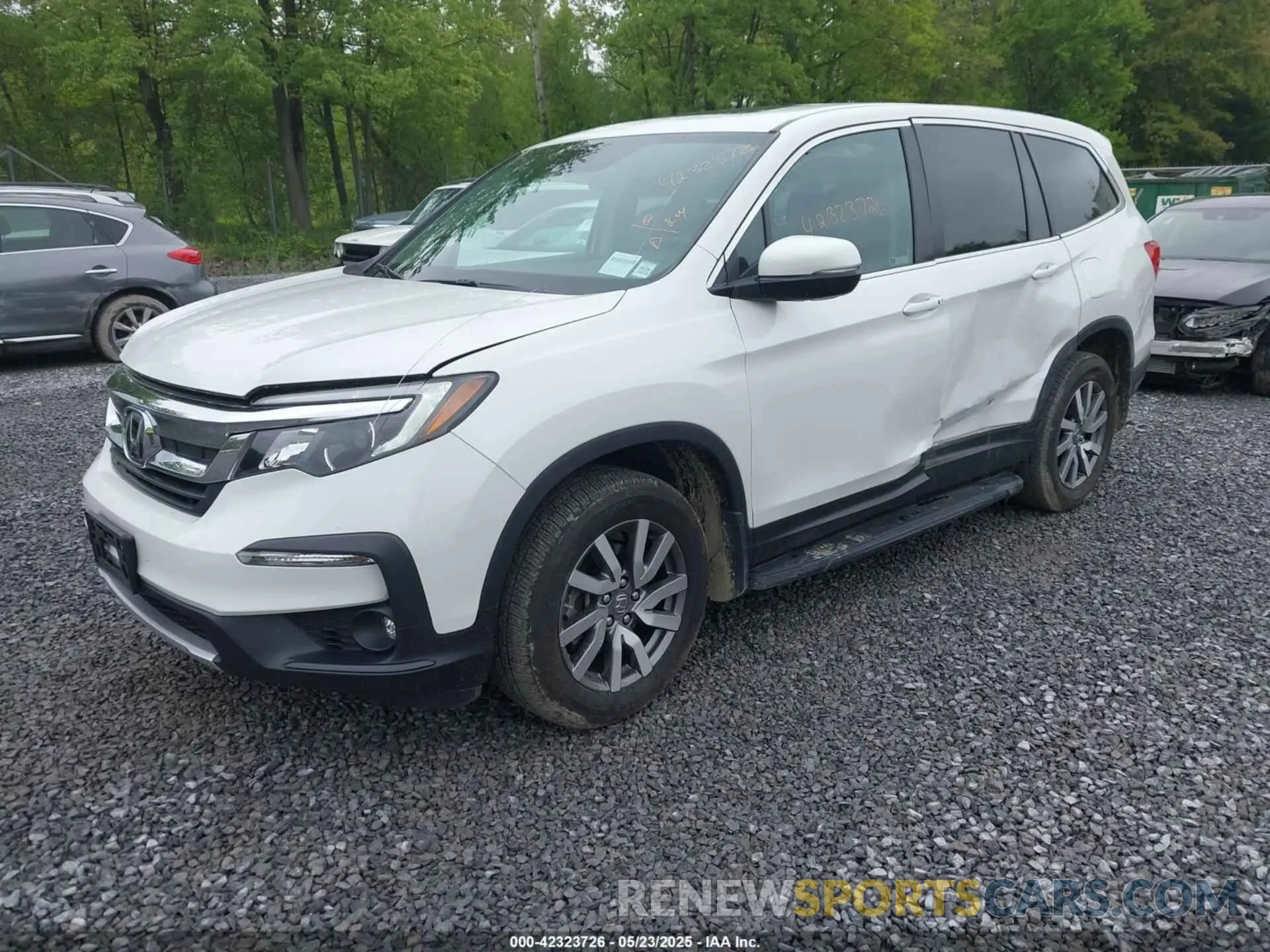 2 Photograph of a damaged car 5FNYF6H50NB036994 HONDA PILOT 2022
