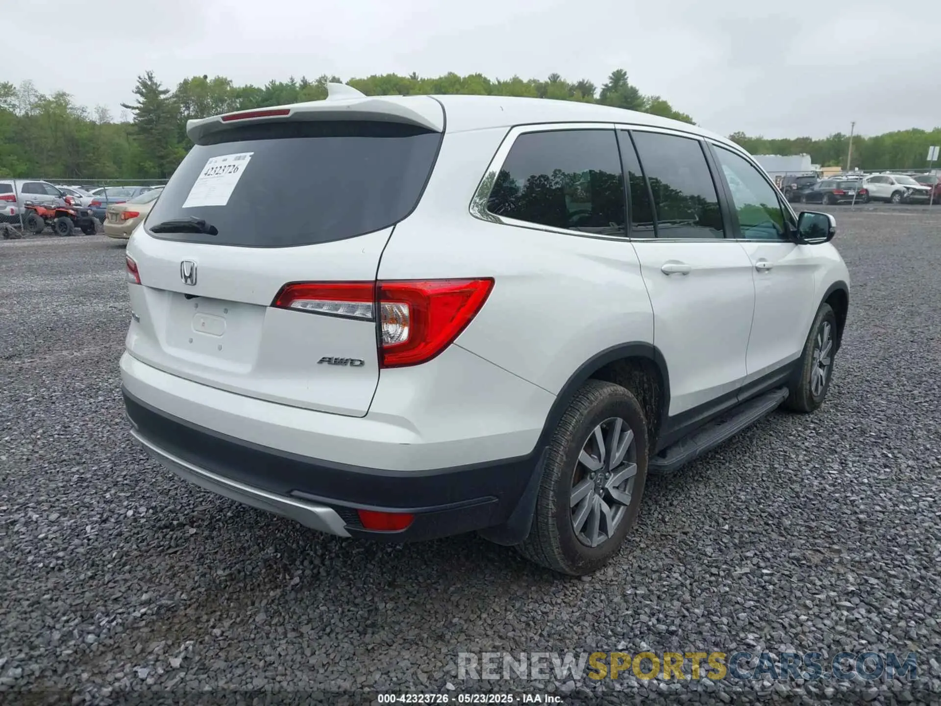 4 Photograph of a damaged car 5FNYF6H50NB036994 HONDA PILOT 2022