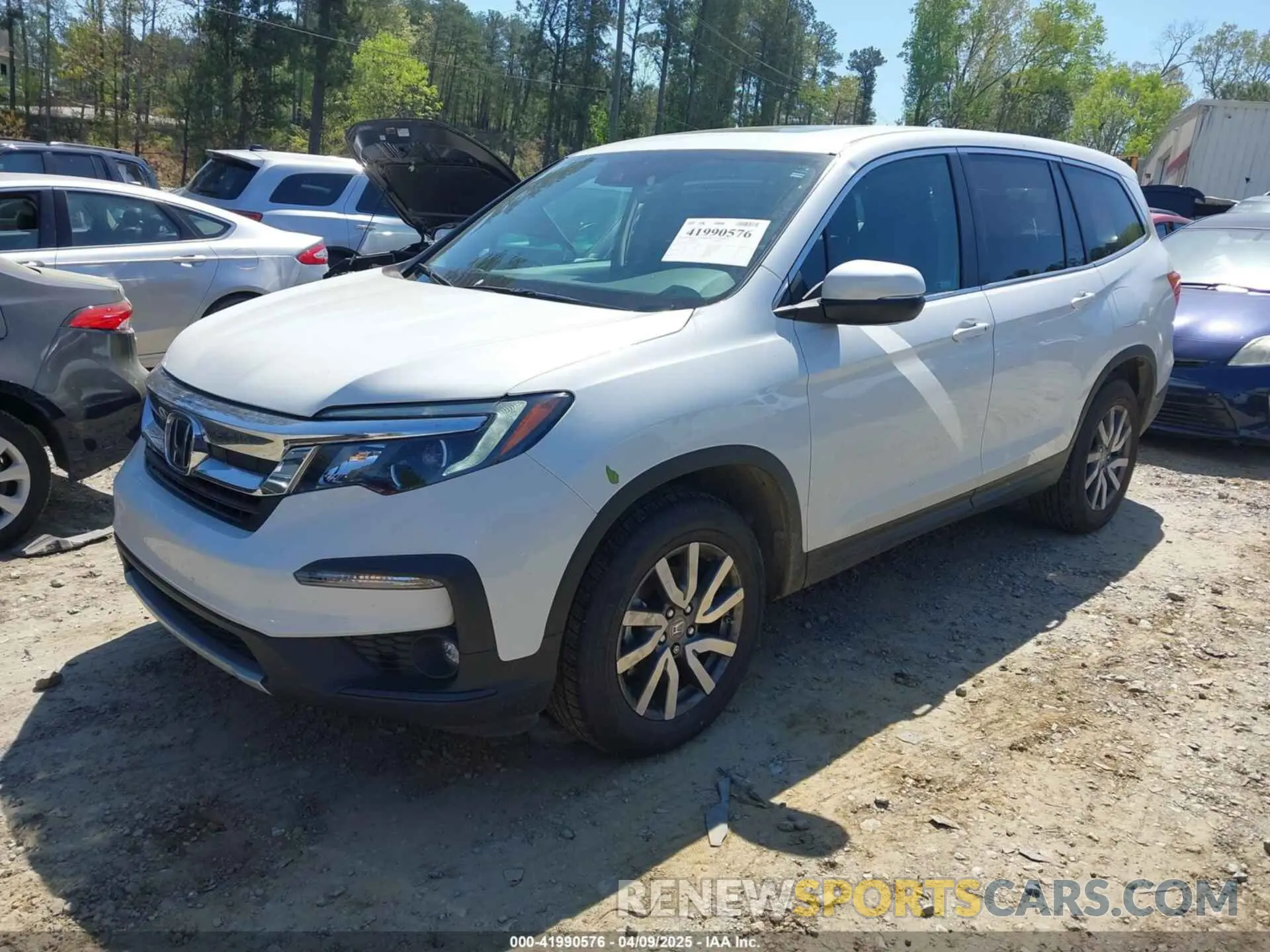 2 Photograph of a damaged car 5FNYF6H51NB014258 HONDA PILOT 2022