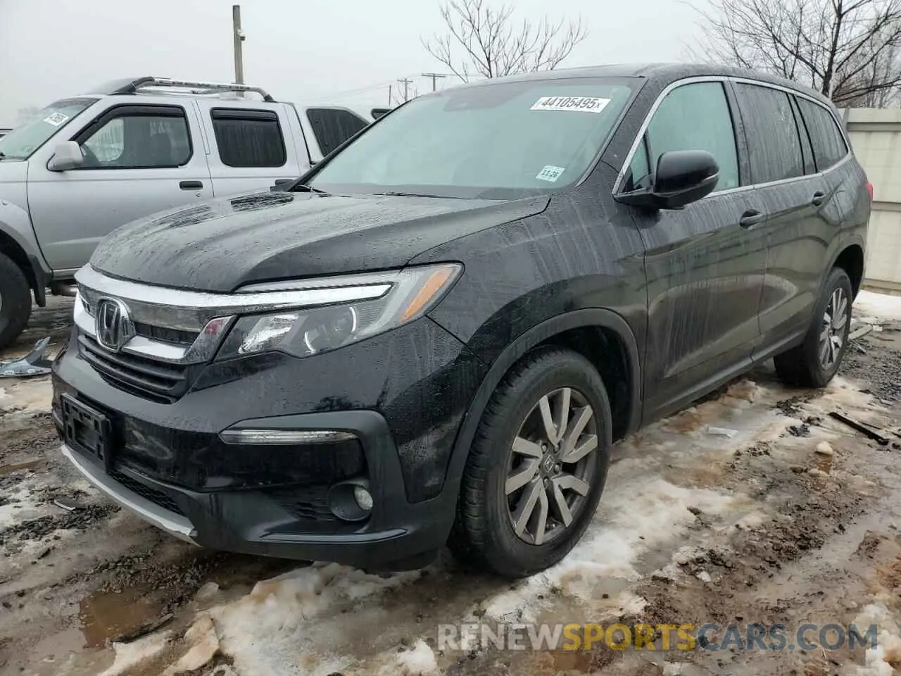 1 Photograph of a damaged car 5FNYF6H52NB009313 HONDA PILOT 2022
