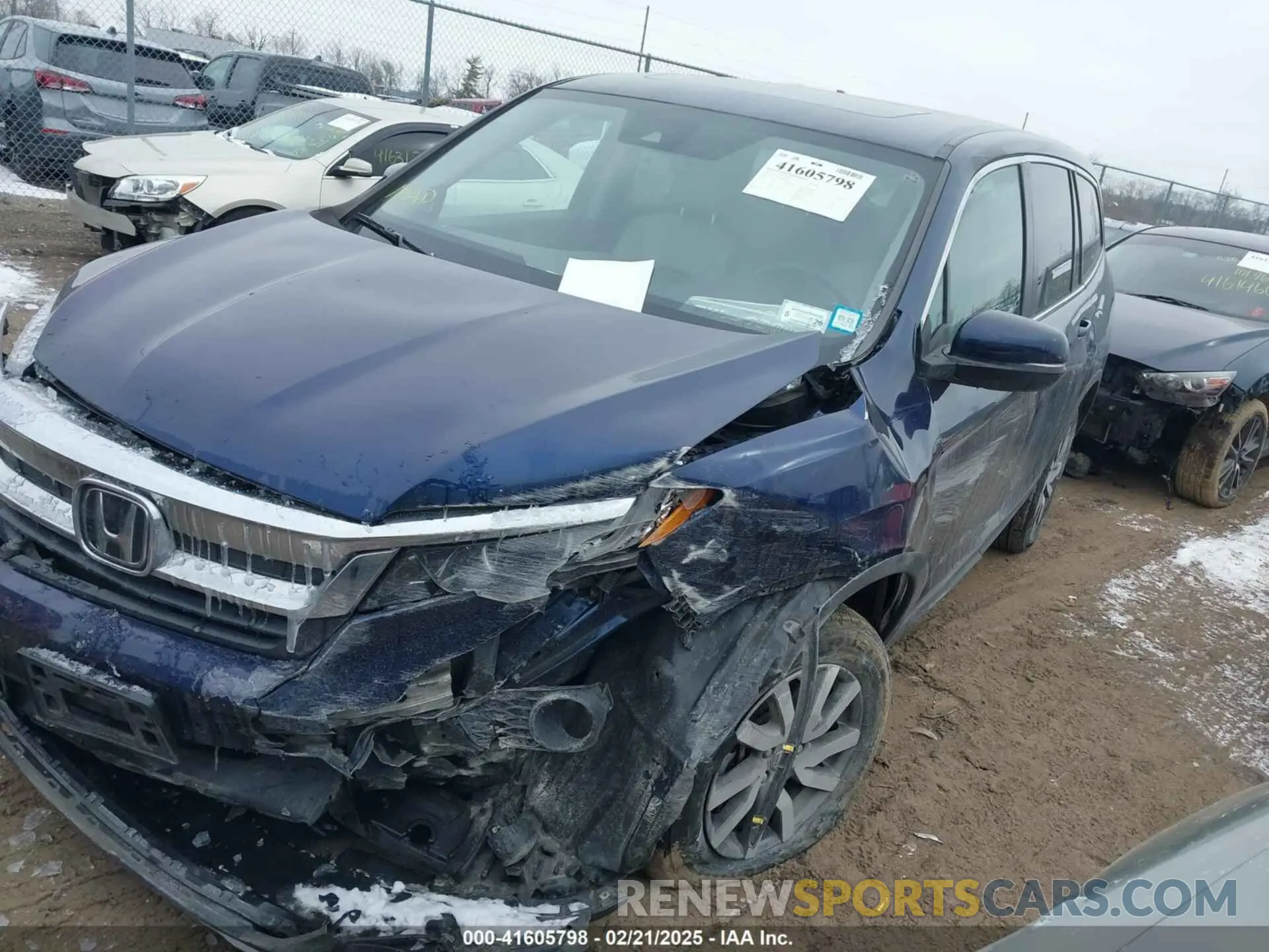2 Photograph of a damaged car 5FNYF6H53NB010082 HONDA PILOT 2022