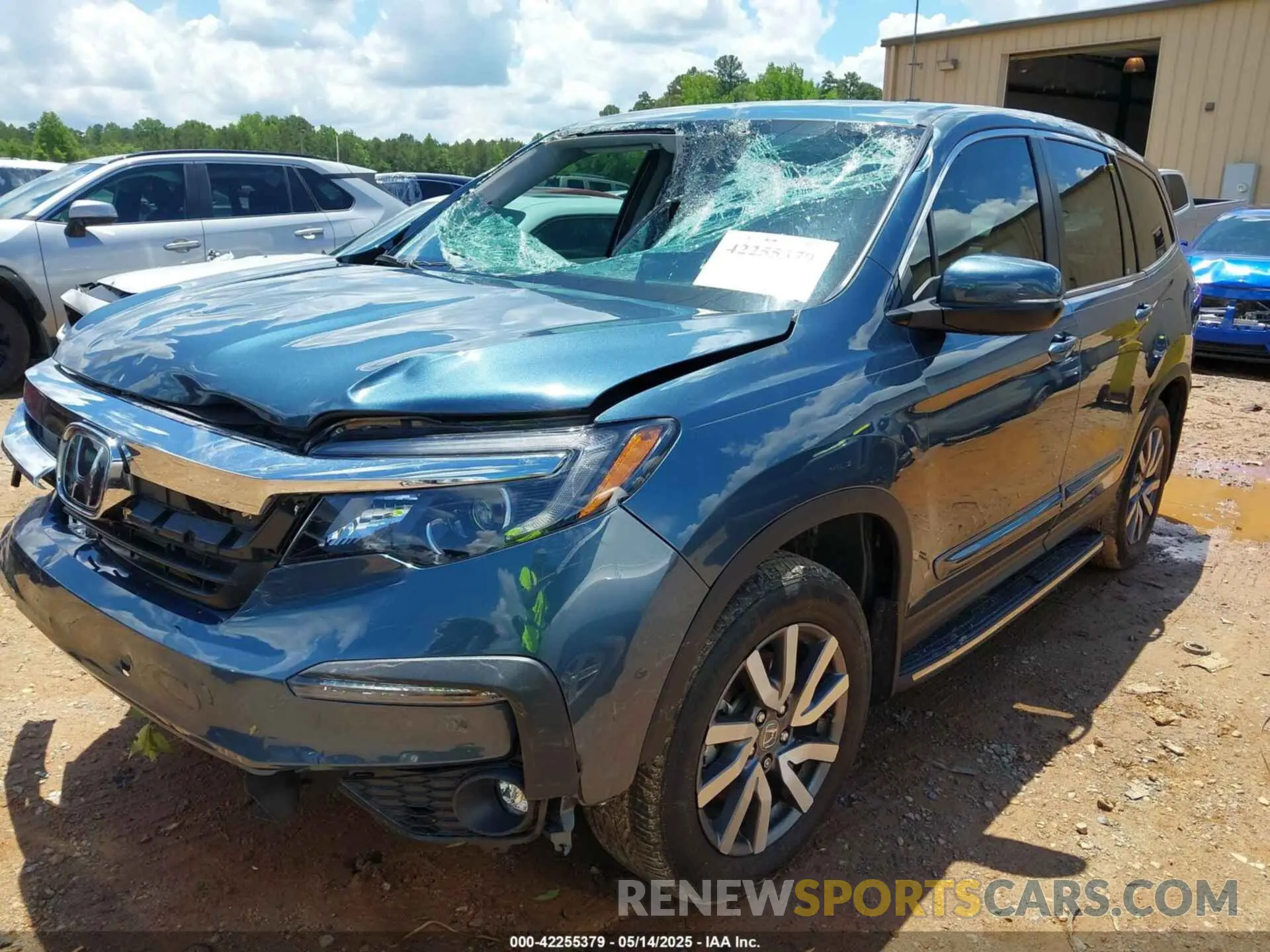 2 Photograph of a damaged car 5FNYF6H53NB023298 HONDA PILOT 2022