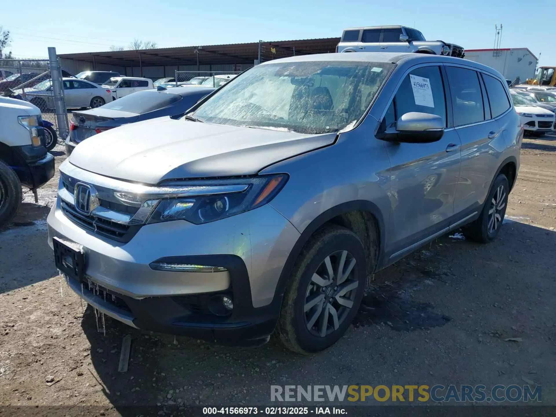 2 Photograph of a damaged car 5FNYF6H54NB018613 HONDA PILOT 2022