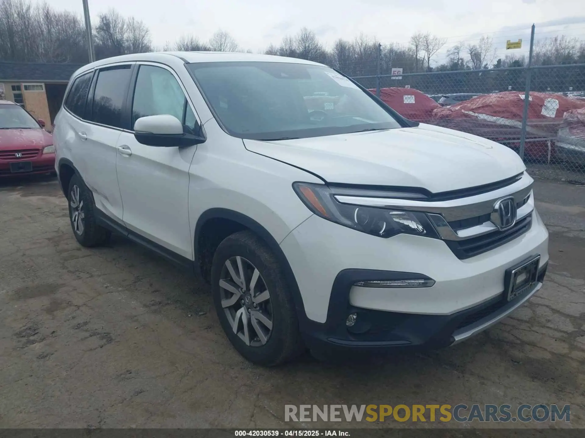 1 Photograph of a damaged car 5FNYF6H56NB021657 HONDA PILOT 2022