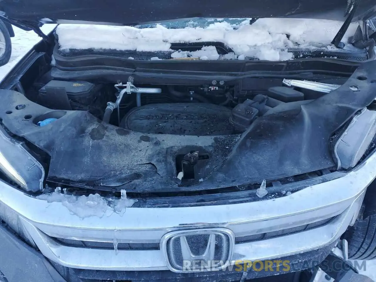 12 Photograph of a damaged car 5FNYF6H56NB098769 HONDA PILOT 2022